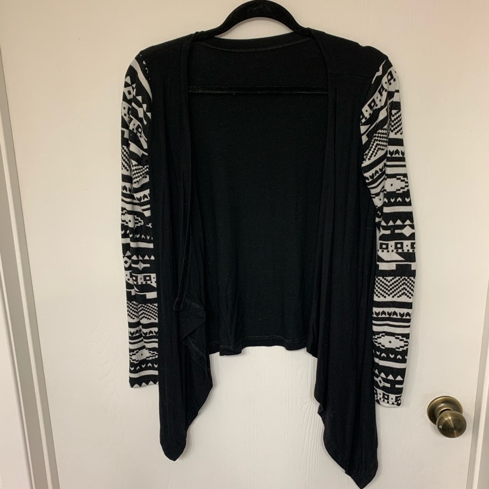 Black cardigan
